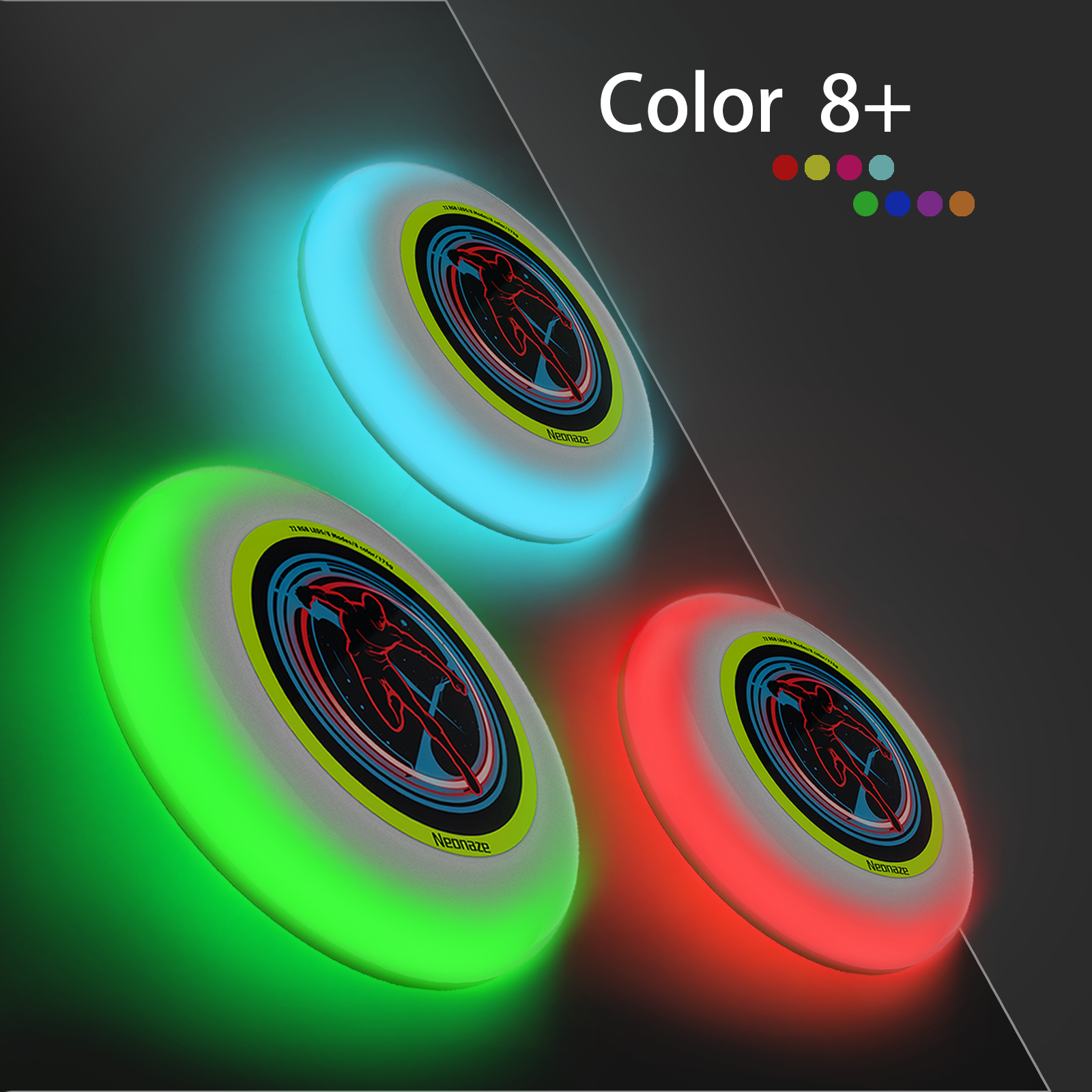 Children's Safety Luminous Frisbee Outdoor Ultimate Frisbee Wholesale Customization