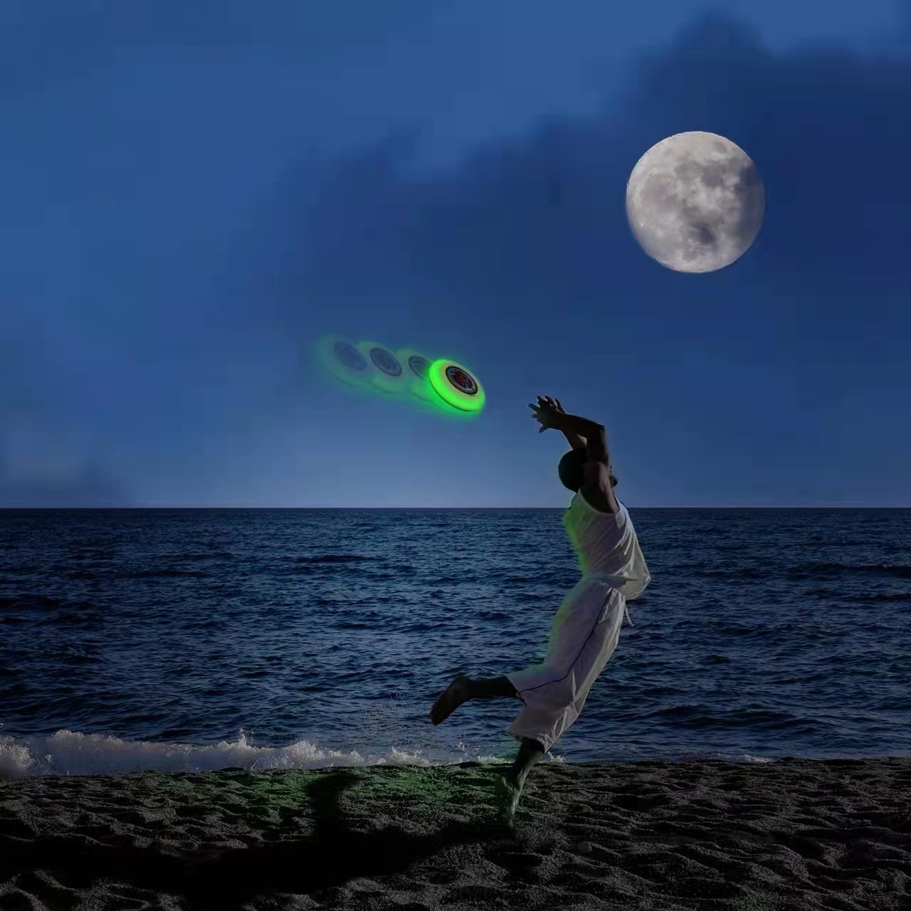Children's Safety Luminous Frisbee Outdoor Ultimate Frisbee Wholesale Customization