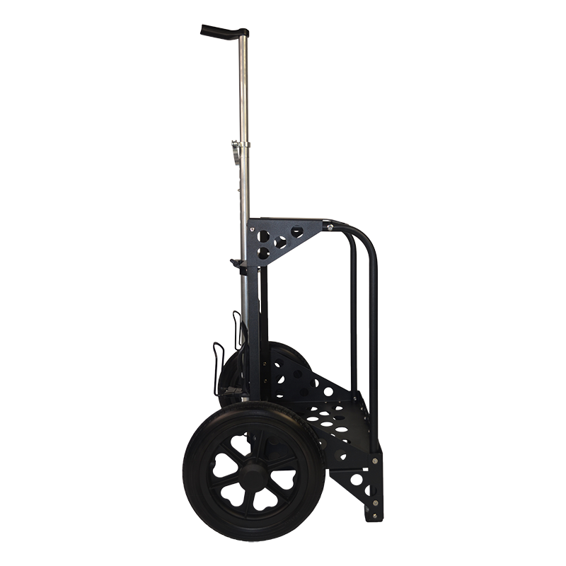 High Quality Metal Frame Disc Golf Backpack Cart With Off-Road All-Terrain Tubeless Foam Tires