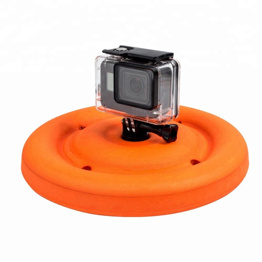 For GoPro Action Camera Diving Swimming Dome Port Waterproof Floating Floaty Frisbee Mount