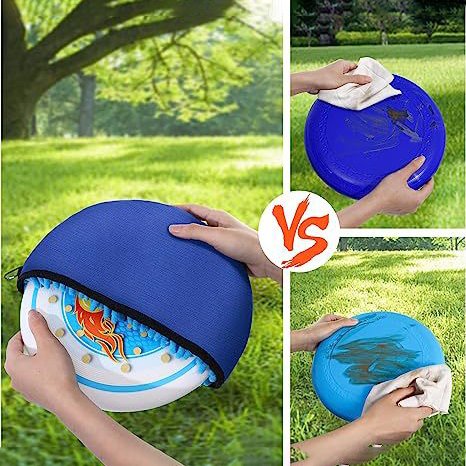 Outdoor Sports Flying Disc Cleaning Towel Pouch Case Cleaning Dirt Bag Frisbees Sport Disc Golf Cleaning PET Discs Washed Bag