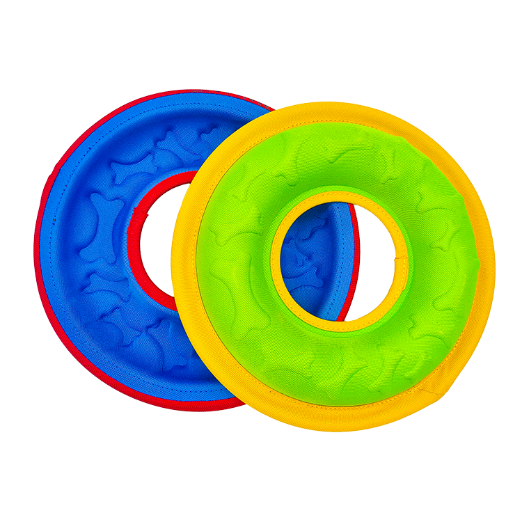 Durable Pet Frisbee Soft Dog Flying Disc Interactive Rubber Pet Frisbee for Outdoor Play and Training
