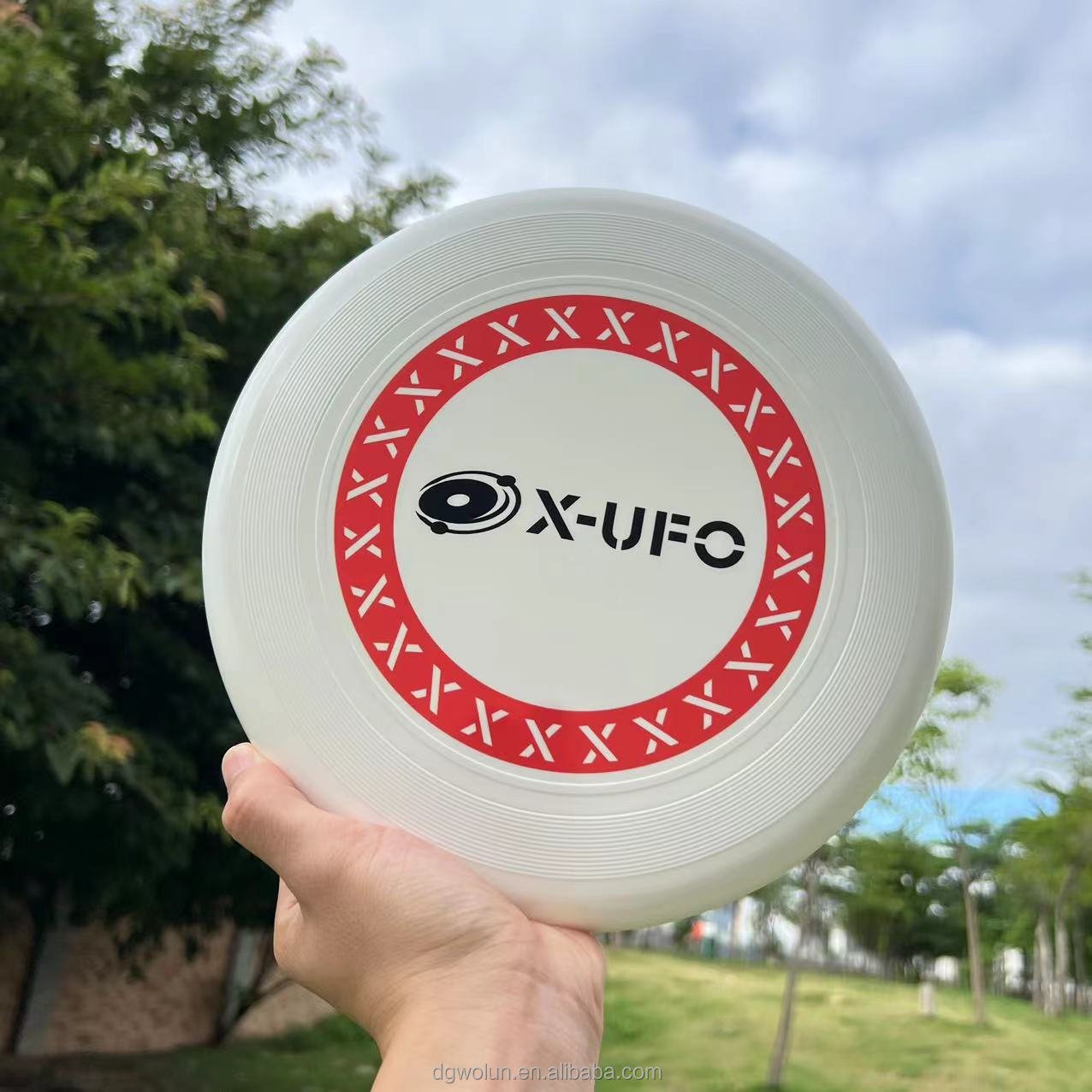WFDF Certified Youth Ultimate Frisbeed 110g Custom Logo Discs Soft PE Neutral Outdoor Game flying disc