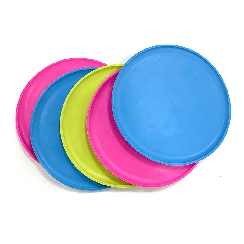 Outdoor Durable Chewable Silicone Soft Frisbeed Silicone Round Flying Disc Other Pet Dogs Toys
