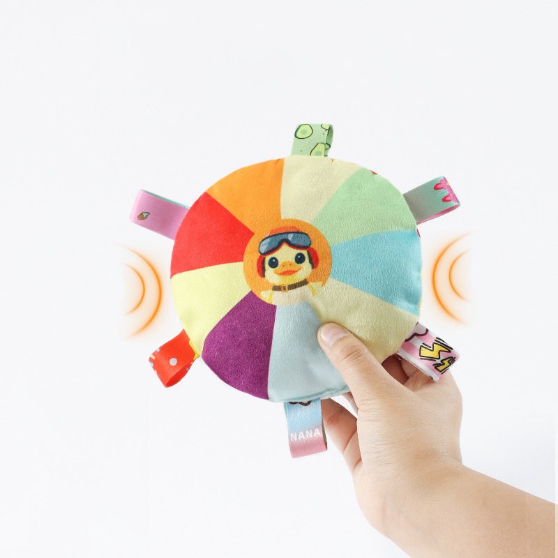 Dog Toy Plush Sound Interactive Puppy Frisbee Grinding Teeth Bite Resistant Pet Frisbee Accepted For Customization