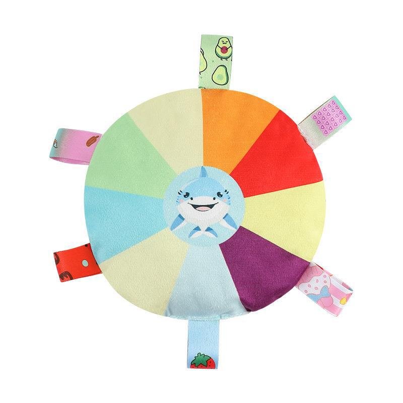 Dog Toy Plush Sound Interactive Puppy Frisbee Grinding Teeth Bite Resistant Pet Frisbee Accepted For Customization
