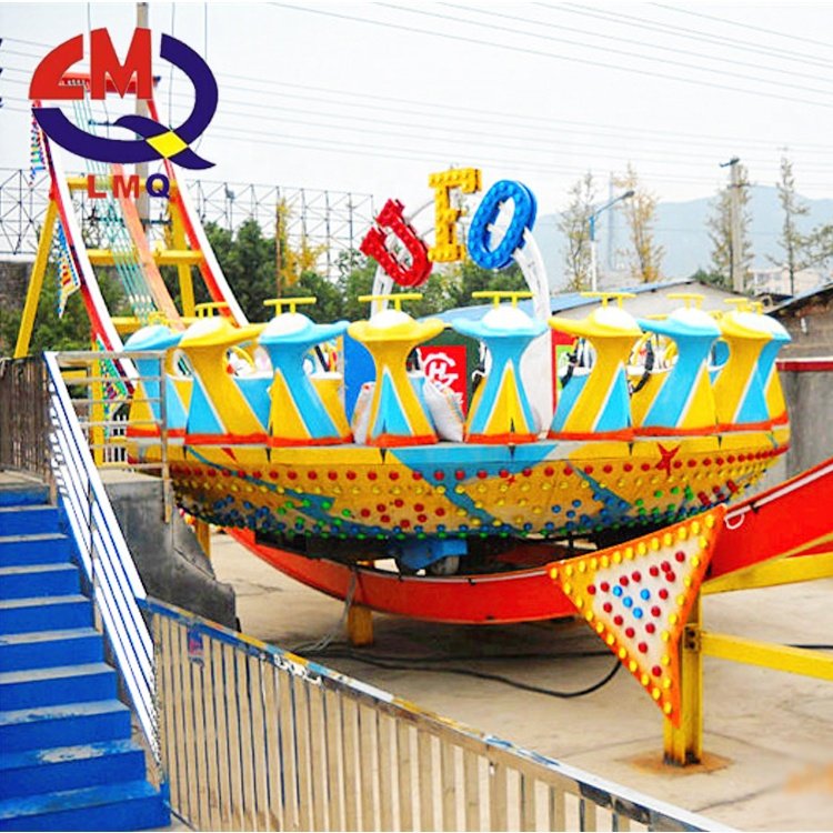 Limeiqi Thrilling Rides Flying UFO Amusement Sliding UFO Disco Outdoor Flying Disco Flying Saucer UFO for Sale