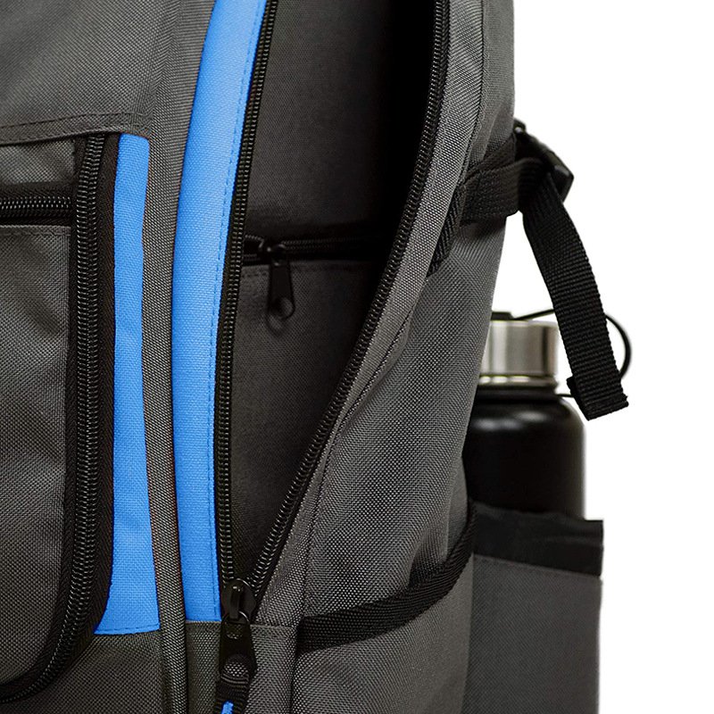 600D Nylon 30+ Discs Capacity Outdoor Disc Golf Bag Backpack with bottle holder