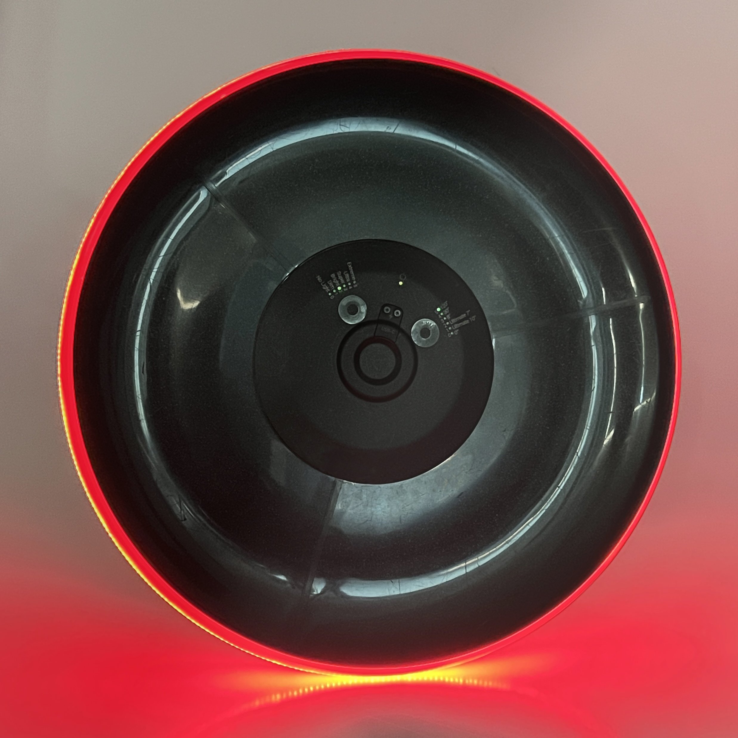 luminous LED frisbeed 175g Ultimate Flying Disc Outdoor Sports Anti-Lost,Rechargeable Light-up Disc