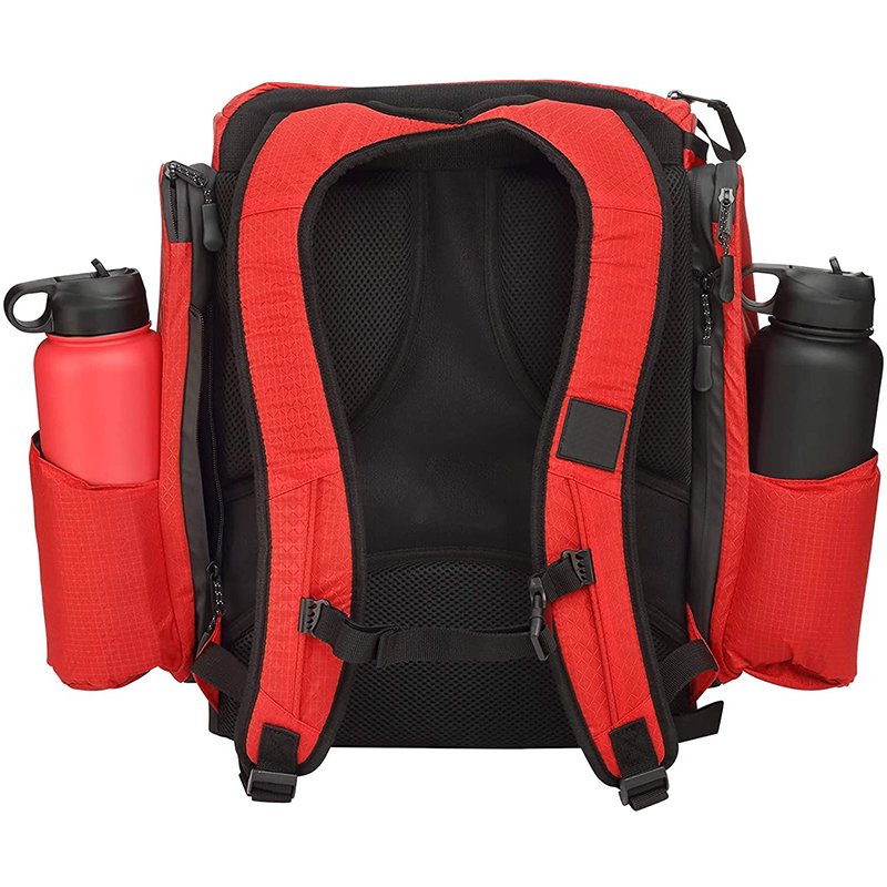 Large size Lightweight Durable 1000D Disc Golf Backpack Bag Frisbee Golf Disc Bag With Water Bottle holder