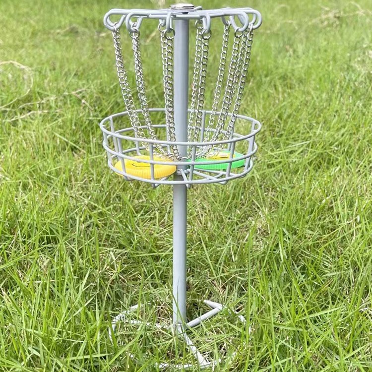 Hot Selling Portable Mini Children's Throwing Training Net Iron Frame Frisbee Disc Golf Basket