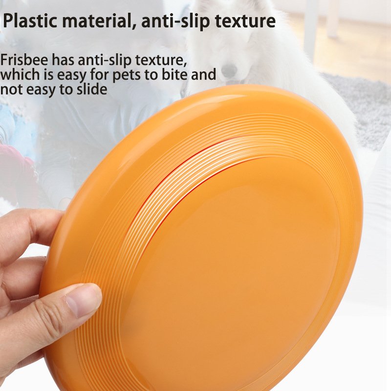 Flying Disc Plastic Frisbeed Dog for Indestructibility and Soft Flying Saucer Floating and Bite Resistant Frisbeed