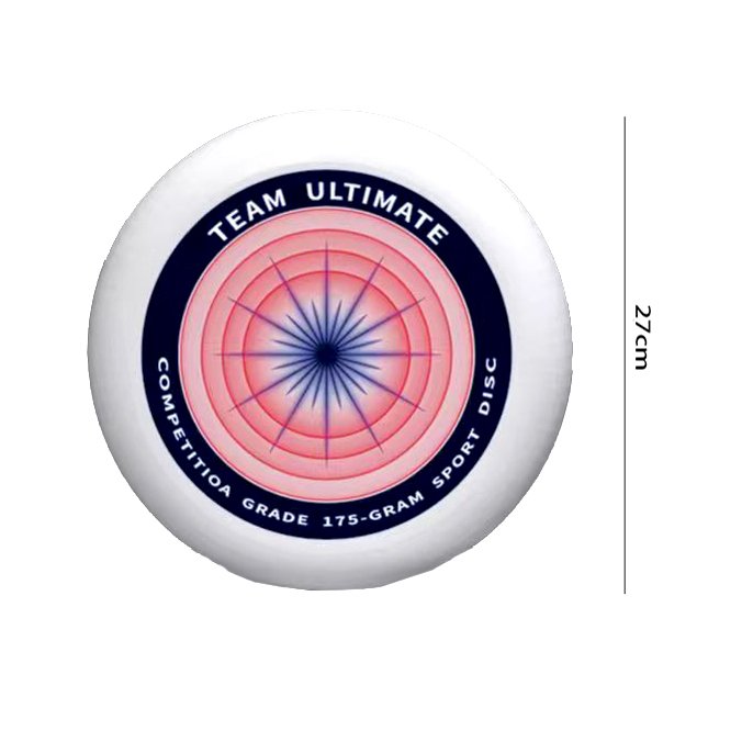 Wholesale High quality Custom Logo Professional training Frisbeed PE Plastic 175g 274mm Official Size Ultimate Frisbeed