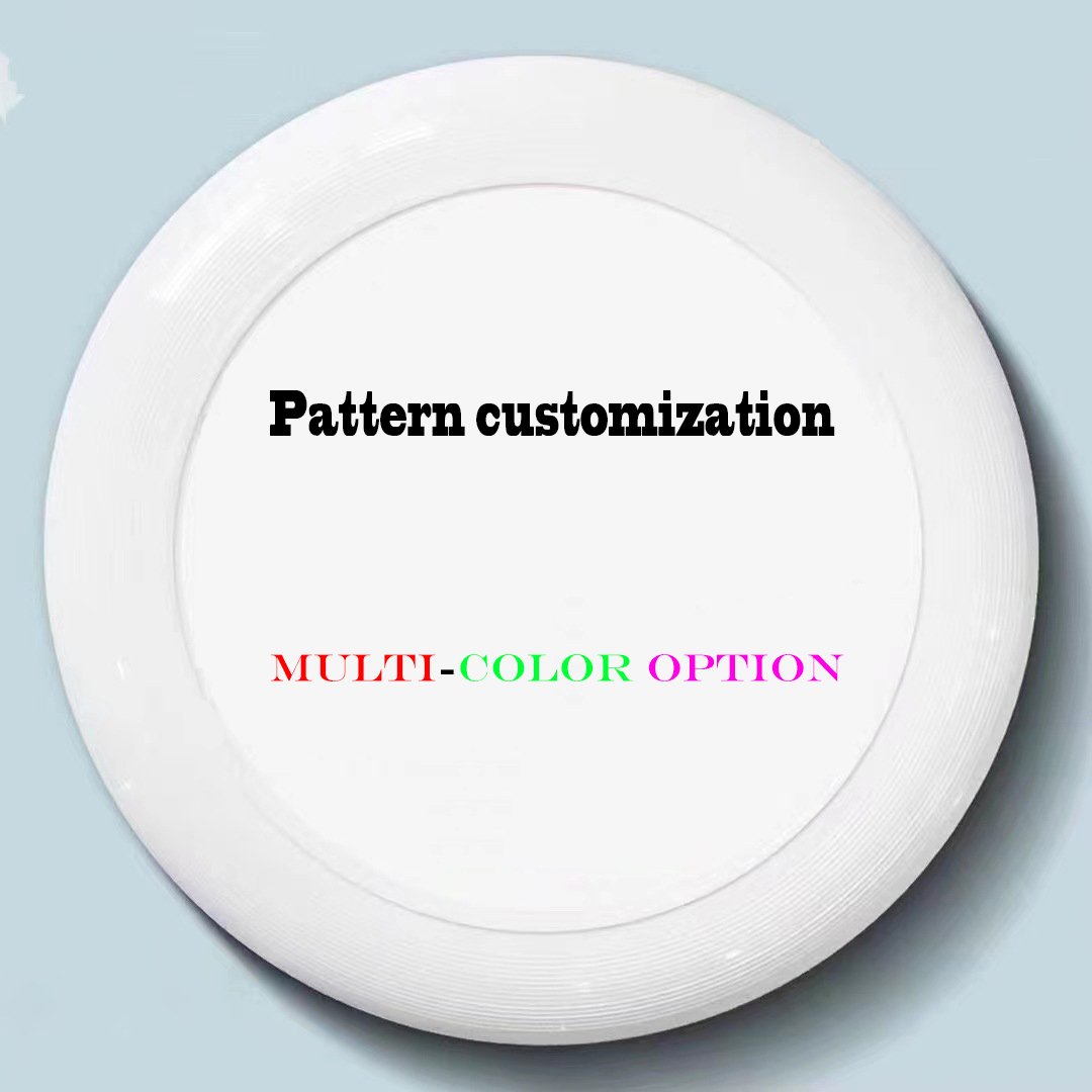 Wholesale High quality Custom Logo Professional training Frisbeed PE Plastic 175g 274mm Official Size Ultimate Frisbeed
