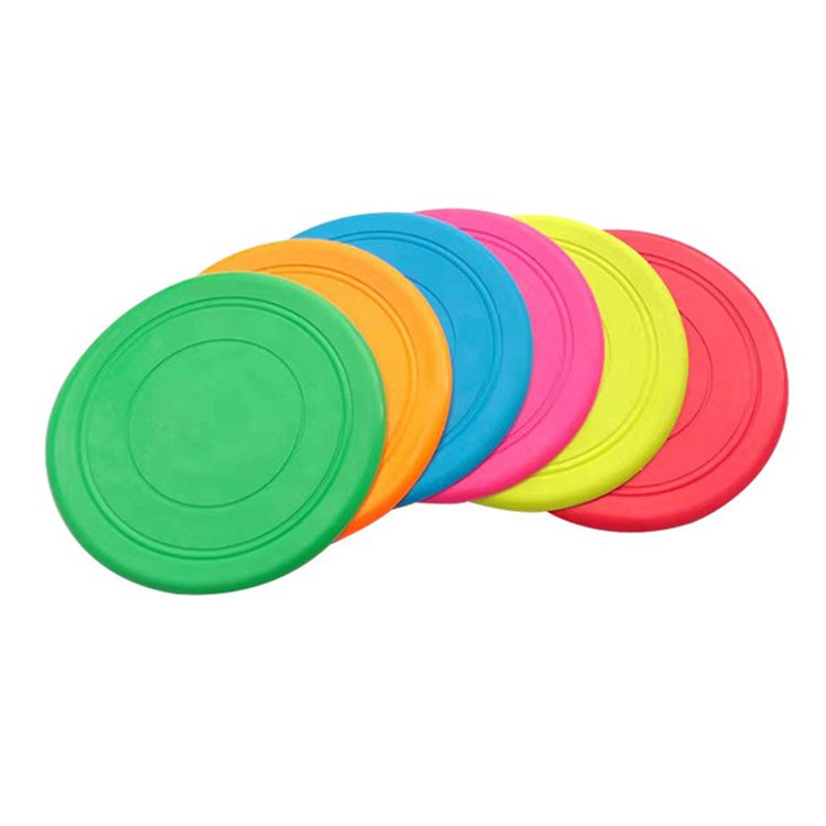 Soft Foldable Flyer Folding Handheld Fan Dog Flying Round Disc Outdoor Training Pet Frisbeed Toys