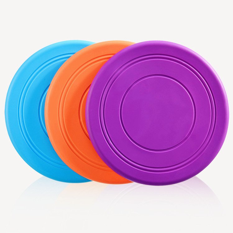 Soft Foldable Flyer Folding Handheld Fan Dog Flying Round Disc Outdoor Training Pet Frisbeed Toys
