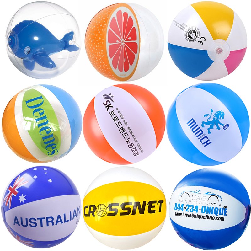 Wholesale Custom Logo High quality Eco Friendly PVC Colorful Kids Beach Ball Water Toy Inflatable Beach Ball for child