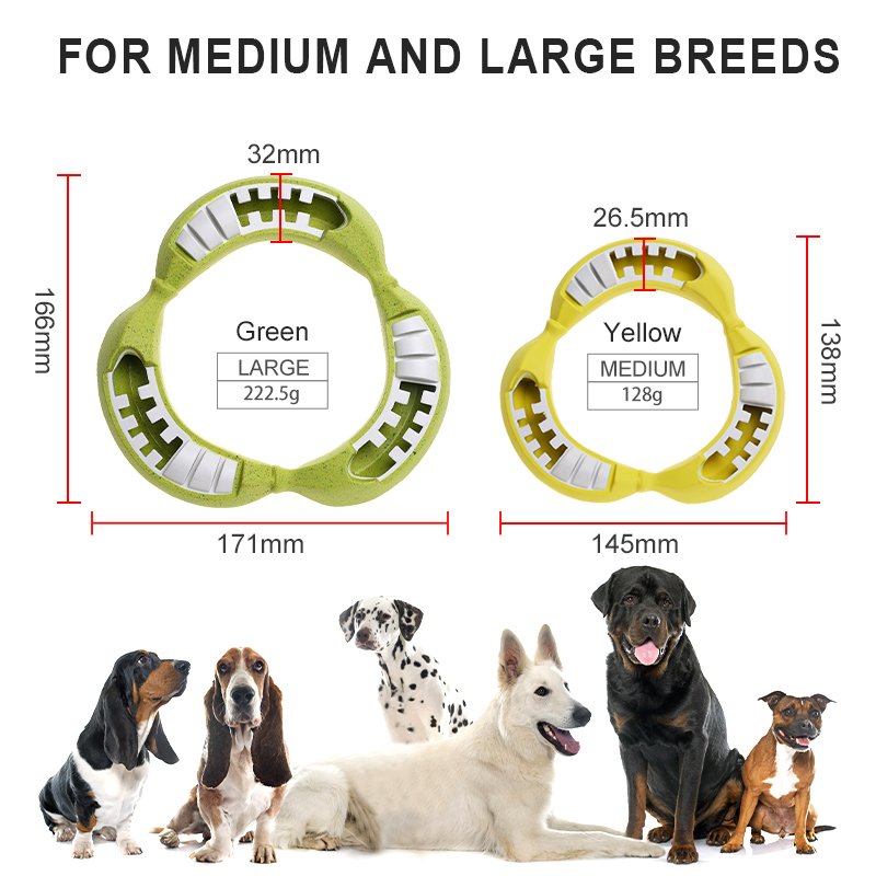 Custom Durable Natural Rubber Non-toxic Dog Toy Frisbeed Banana Outdoor Training Dog Chew Toys