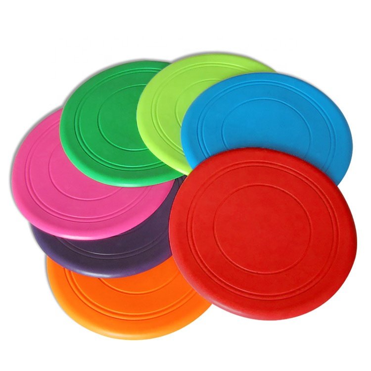 Custom Colorful Soft Silicone Rubber Fris bee Flying Discs Game Dog Flying Discs Training Toys Outdoor Foldable Silicone Disc