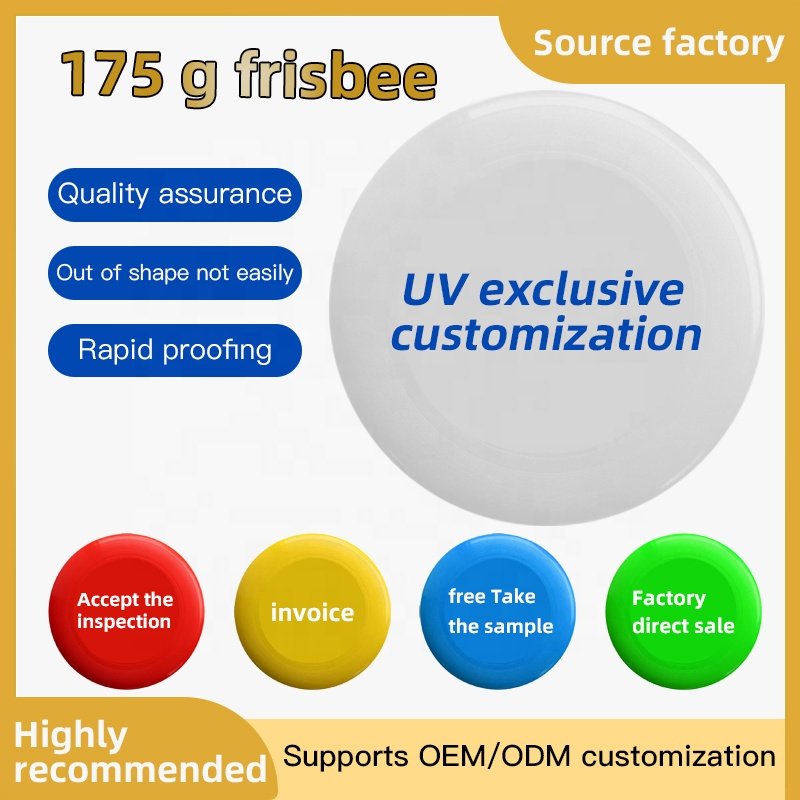 Flying Discs OEM Custom Best Discraft Sport Disc Ultimate Frisbeed 175 Gram Ultimate Flying Disc