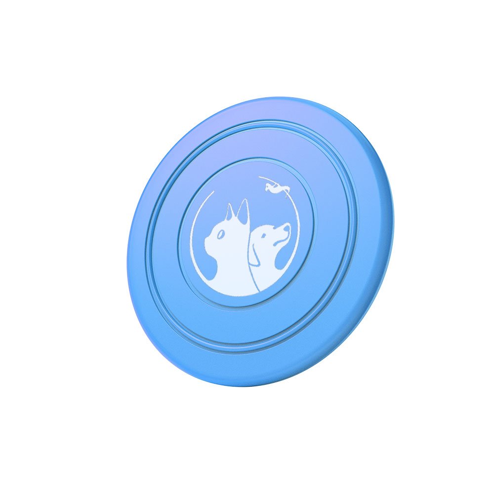 Teething Rubber Flying Disc Toy for Dogs