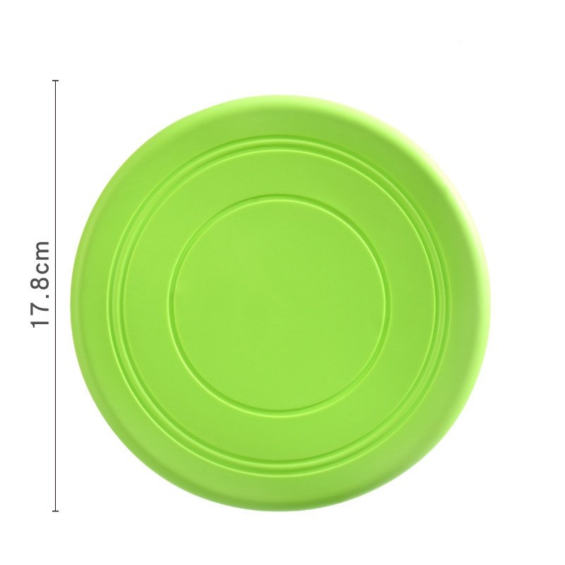 Hot Selling Eco-friendly Soft Rubber Frisbee Pet Toy Flying Plate Interactive Foldable For Dog Cat Training Playing