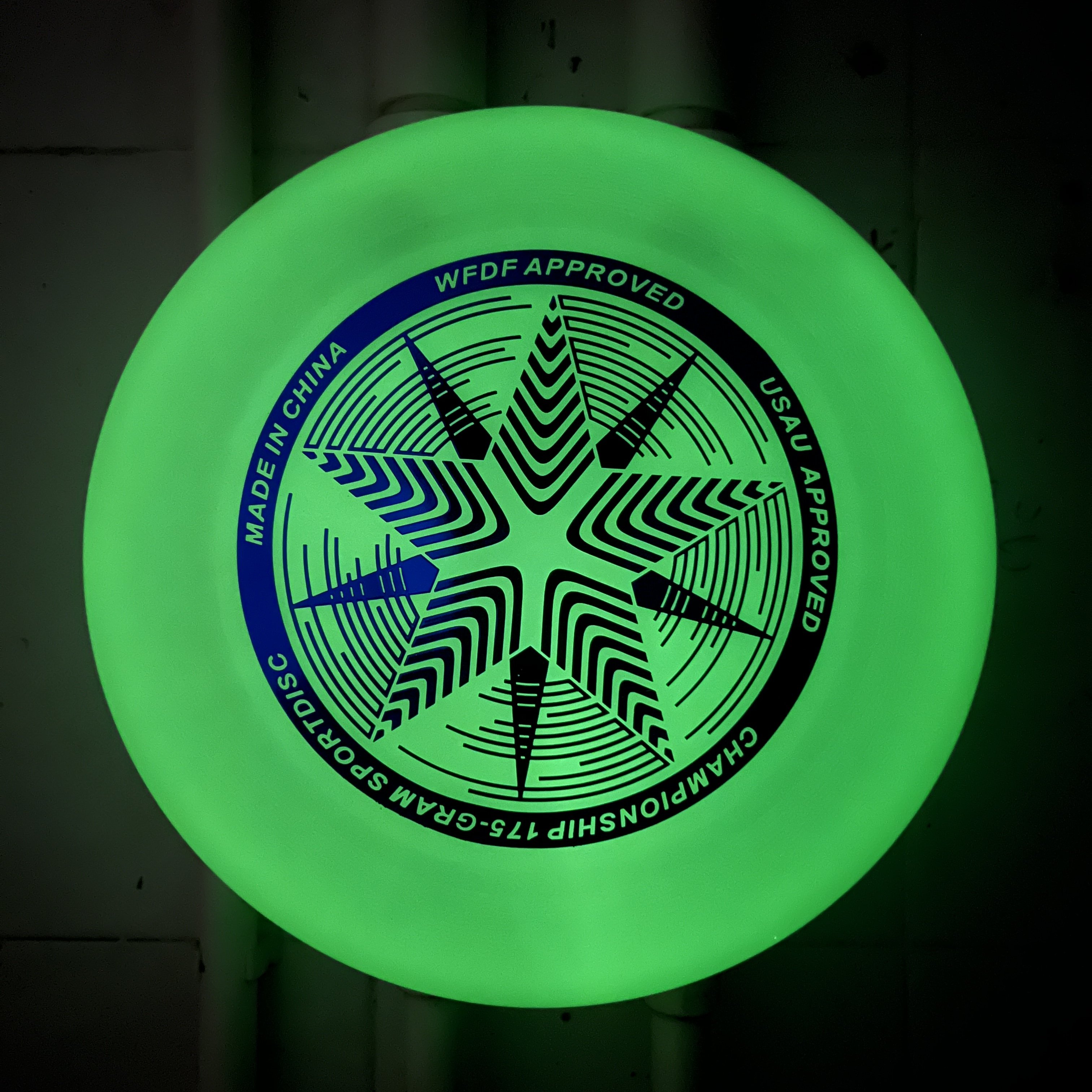 WFDF Certification Ultimate Frisbeed luminous frisbeed Series Glow in the Dark Frisbeed Tournament Outdoor Sports Flying Disc