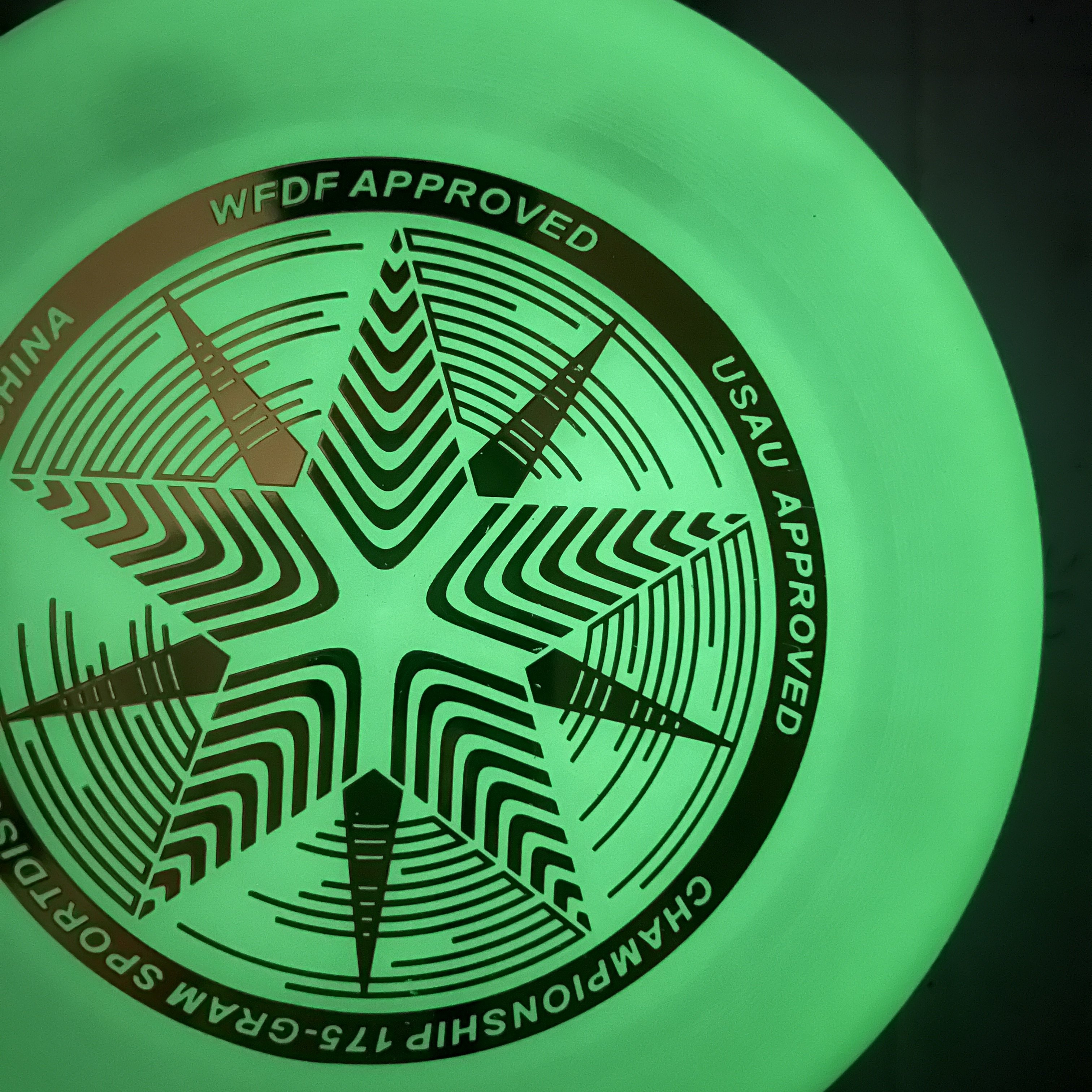 WFDF Certification Ultimate Frisbeed luminous frisbeed Series Glow in the Dark Frisbeed Tournament Outdoor Sports Flying Disc