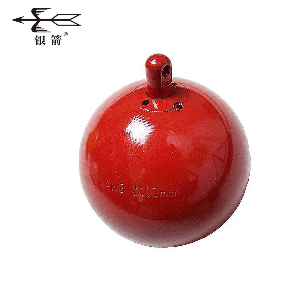 Source manufacturers produce a game carbon steel chain ball appearance or primary color specification 3kg-7.26kg customized