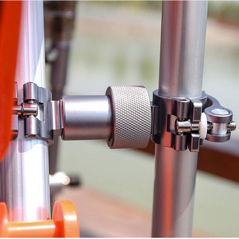 European -style big fishing chair fishing table accessories aluminum alloy multi -functional large objects, large objects, fish care box shelf night fishing lantern brackets