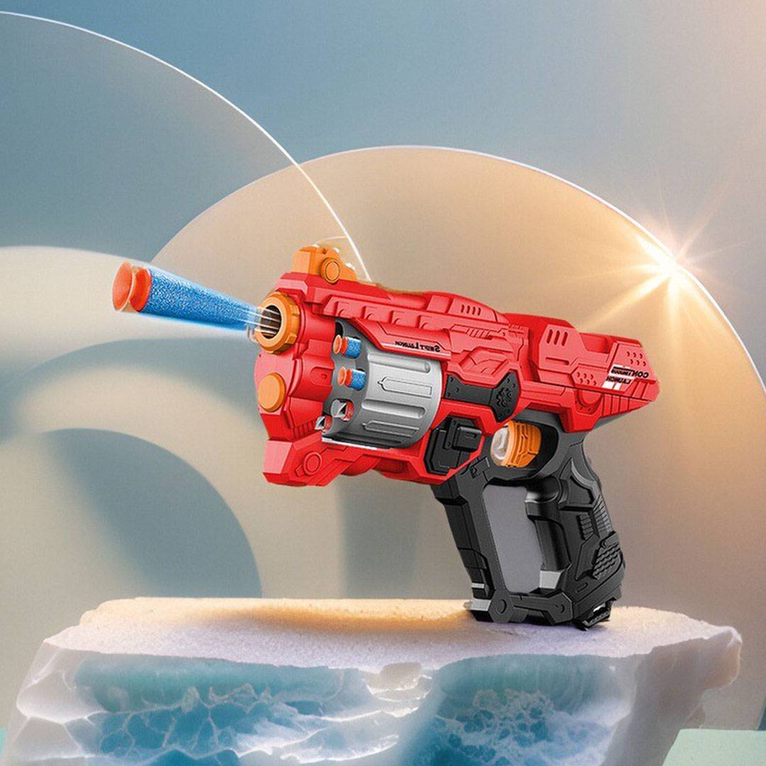A big-off box with a swirling, flaming-fired boy with a swirling swirling toy