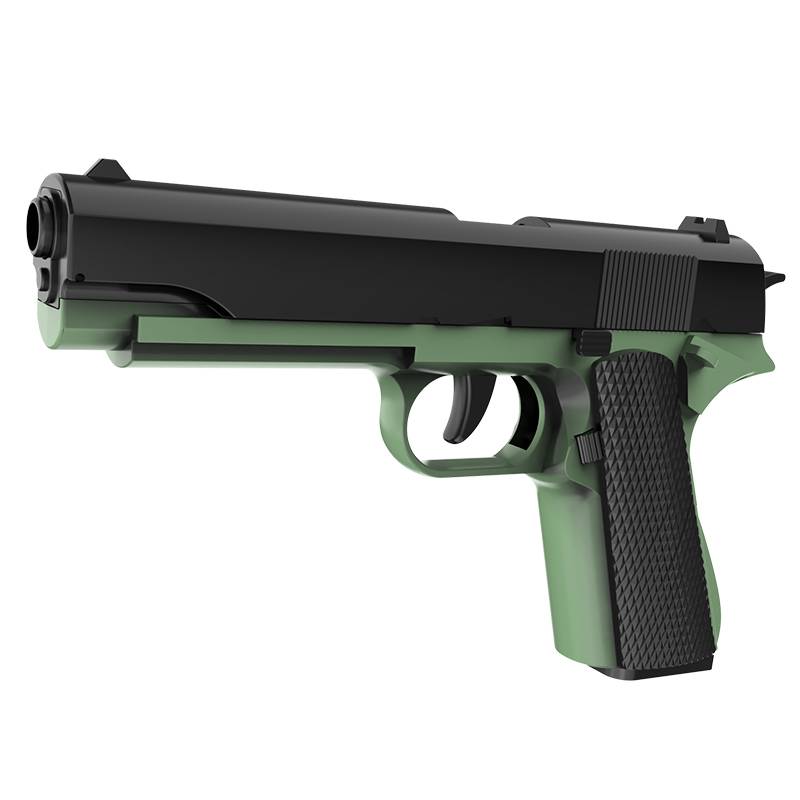 USP Glorke M1911 Fart pistol Anti -Blinding Hanging Shooting Shell Toy Gun Boys Boys Plastic Bullet