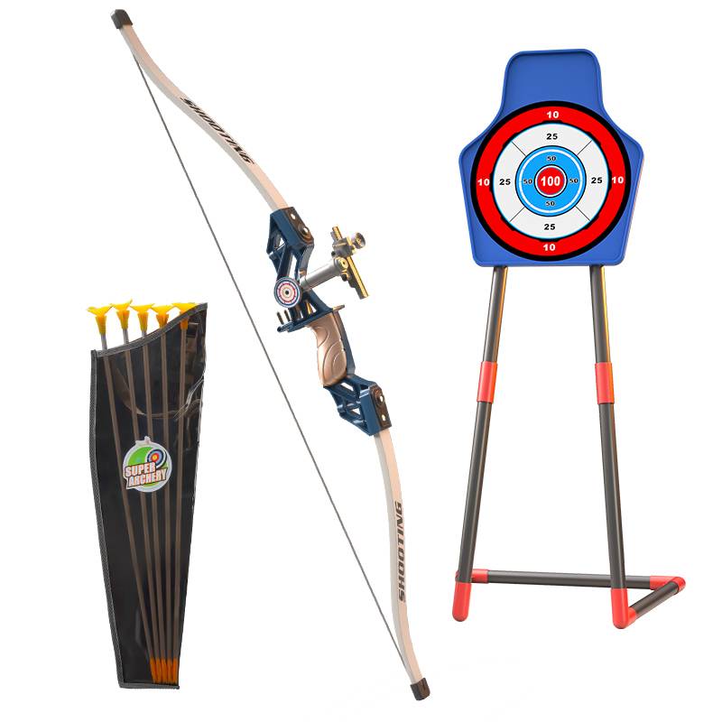 Children's safe suction cup arrow anti -curved bow arrow shooting boy outdoor sports bow and arrow toy set entry shooting