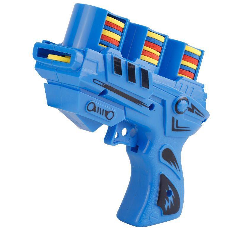 Children's soft bullet shooting toy gun soft bullet soft glue boys 3678 years old double battle and soft shotgun