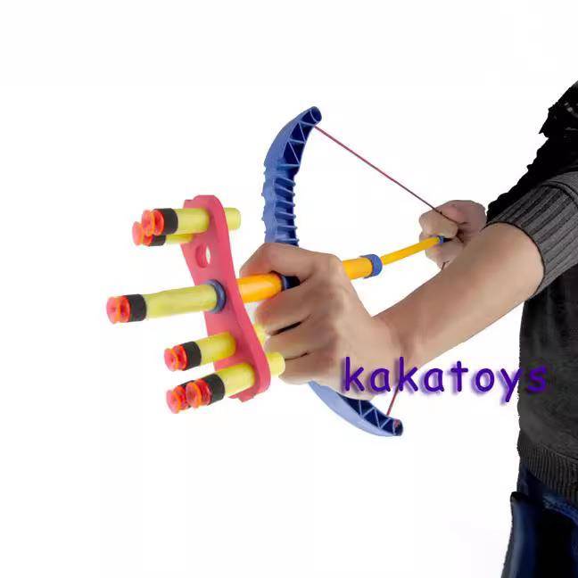 Bow arrow shooting combination with suction cup soft bomb children outdoor sports toy parent -child interactive manufacturers direct sales