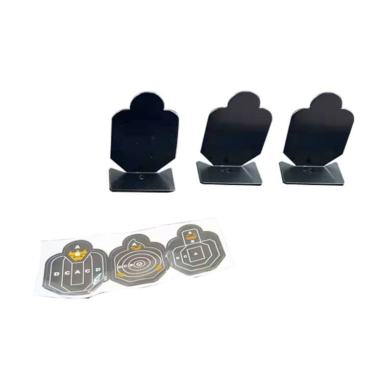 SMALL METAL STEEL MAN RANGE TRAINED CS TARGET AND STEEL TARGET PRACTICE TARGET STAND-BY SOFT-BALL TARGET