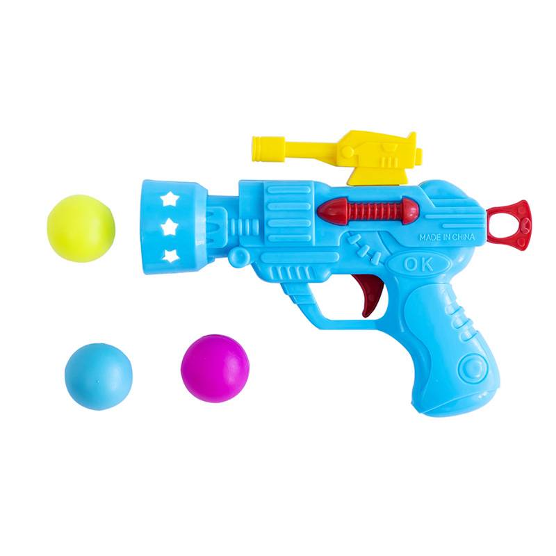 Ejection table tennis shot gun children can launch plastic toy gun boys, outdoor parent -child shooting toy pistol sources