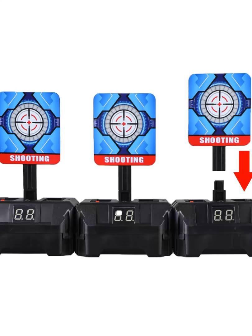 Electronic score of children's competition, target soft shotgun, training, mobile shooting shooting target electric toy gun