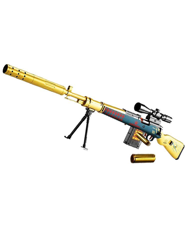 Sniper rifle pumping balloon toy park Set for children boys, shooting soft bombs, targeting hands, grabbing