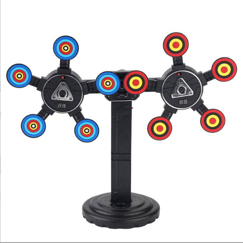 Electronic scoring target automatic return electric target soft shotgun practice target real -life CS boy shooting competition