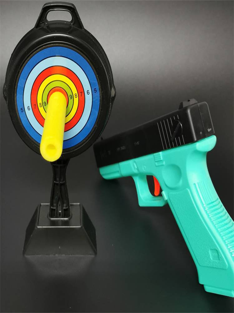 Glock soft shotgun, toy, radish, children boys, manual suction cup firing launch gift simulation new security