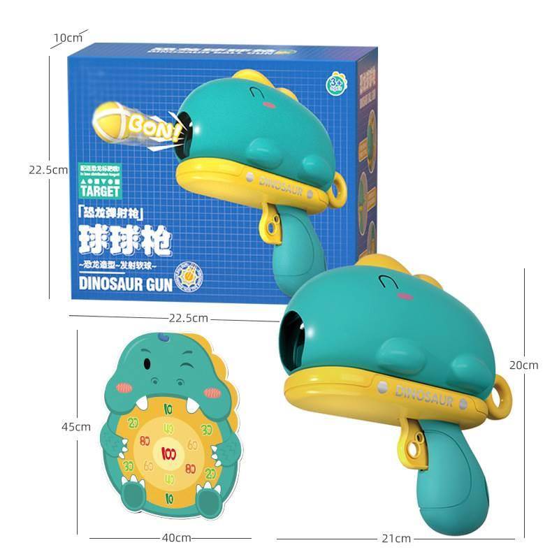 Dinosaur ball shot target sticky ball shooting parent -child interactive indoor outdoor sports children's toys