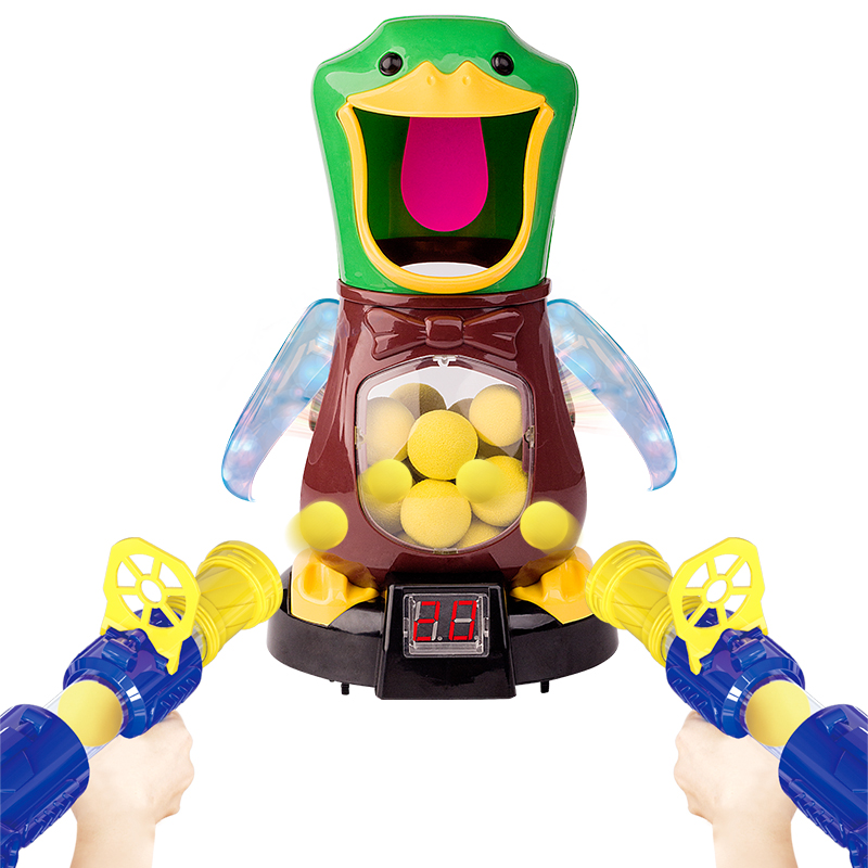Fighting my duck children's parent -child interactive toy air power soft bombs can launch Douyin the same model 3 boys shoot