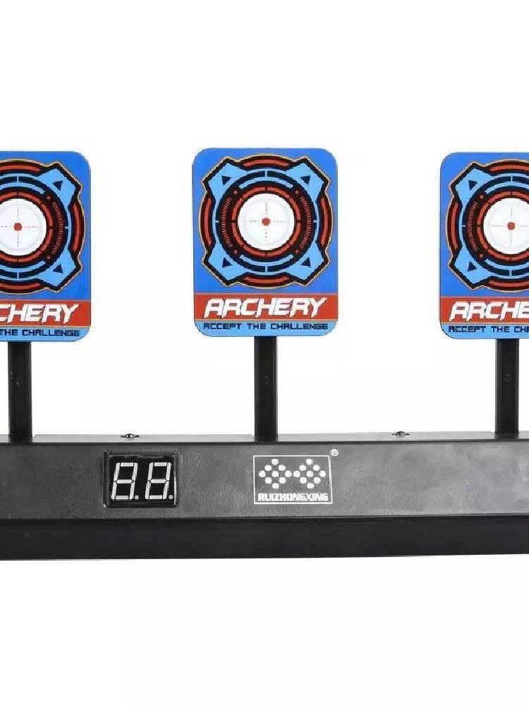 Electronic scoring target automatic return electric target soft shotgun exercise target real -life CS children's shooting competition