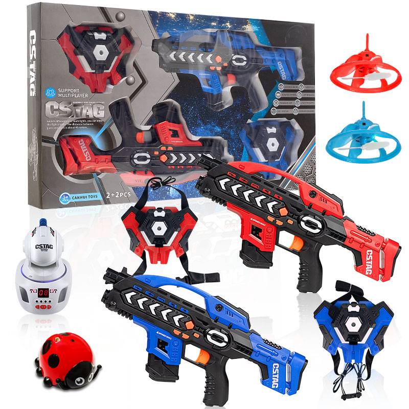 Children's toy gun Boy Birthday Gift Double Fighting Gun Infrared Laser Gun Live CS Equipment Shooting