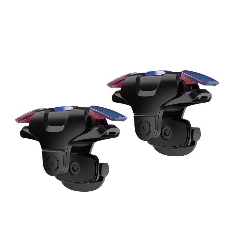 Eat chicken artifact mechanical buttons, colorful color, metal shell can be used with peace game handle mobile games, chicken king three -generation set four -finger dark regions to break through six finger elite physical vibration shooting automatic