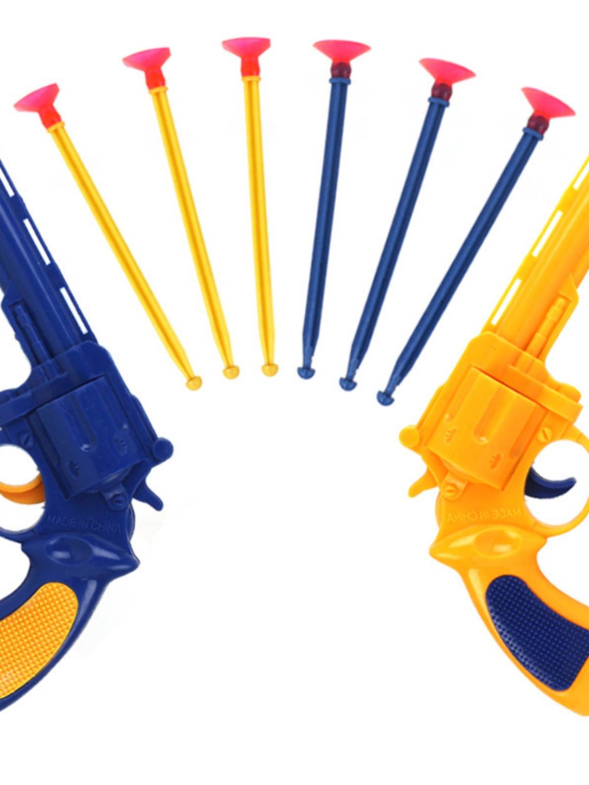 Plastic bullet left wheel pistol launcher competitive shooting darts, boys, children, toys toy suction cup soft shotgun