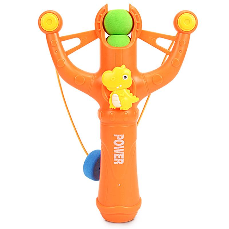 CROSS-BORDER CHILD DINOSAUR SLINGSHOT TOY SOFT-BALL LAUNCHER, HOME-TO-CHILD OUTDOOR EXERCISE, SAFE SHOOTING OF THE EVA BATTLE BOW