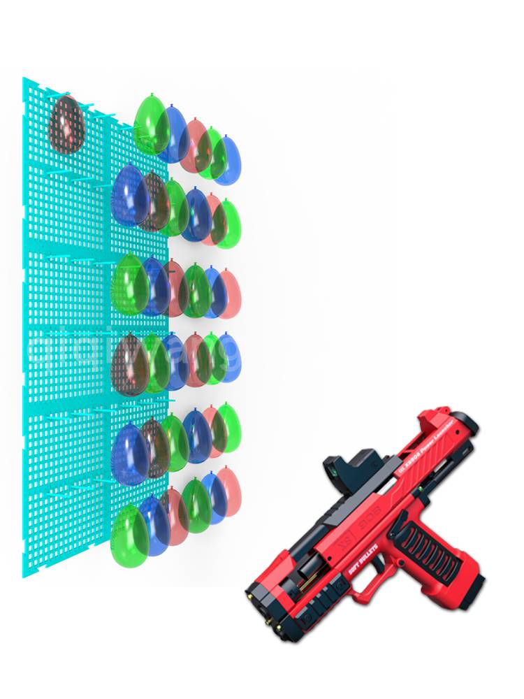 Toy Gun Aeseum Balloon Boys Pistol Shooting Board Adult Gunning Game Group Building target stalls Mall event