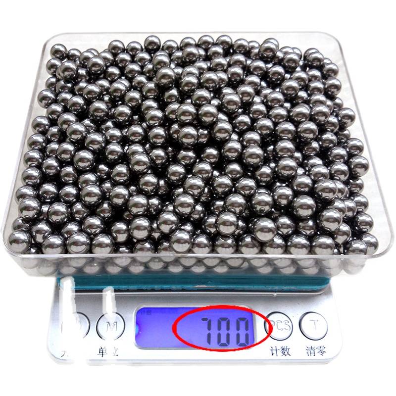 Slinges steel balls for 8mm7 mm mud pill iron beads, mud ball, high -precision precision precision rubber bomber accessories shooter